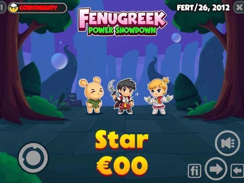 Fenugreek Power Showdown character selection screen