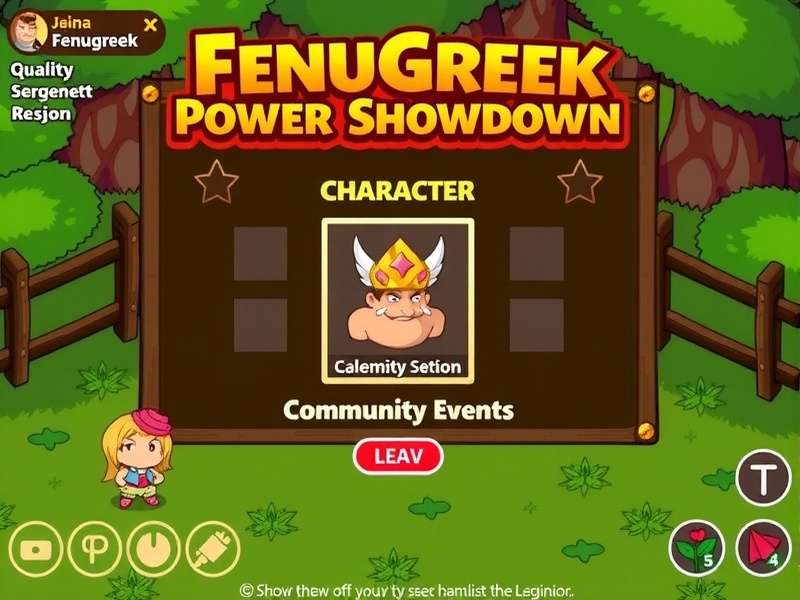 Fenugreek Power Showdown community event
